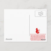 CARTE POSTALE ILLUSTRATION DU SINGE DE PAPERCUT CHINOIS ZODIAC (Dos)
