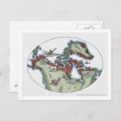 Carte Postale Illustration du territoire inuit (Devant / Derrière)