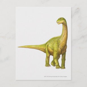 Carte Postale Illustration d'un Camarasaurus