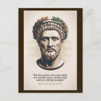 Illustration d'une citation de Marc Aurèle Méditat