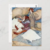 Carte Postale "Illustration Edmund Dulac" (Devant / Derrière)