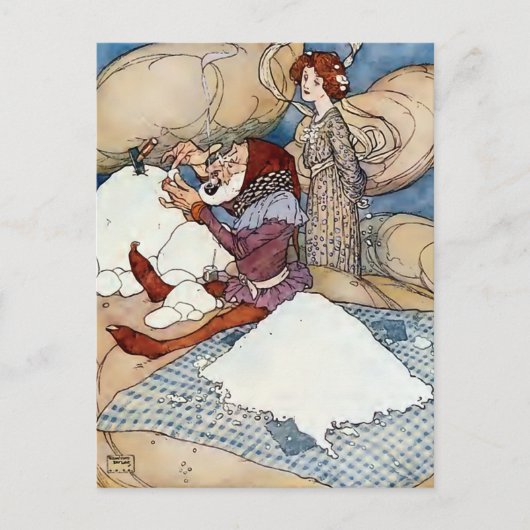 Carte Postale "Illustration Edmund Dulac" (Devant)