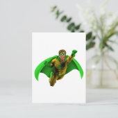 Carte Postale Illustration Extraordinaire du super-héros (Debout devant)