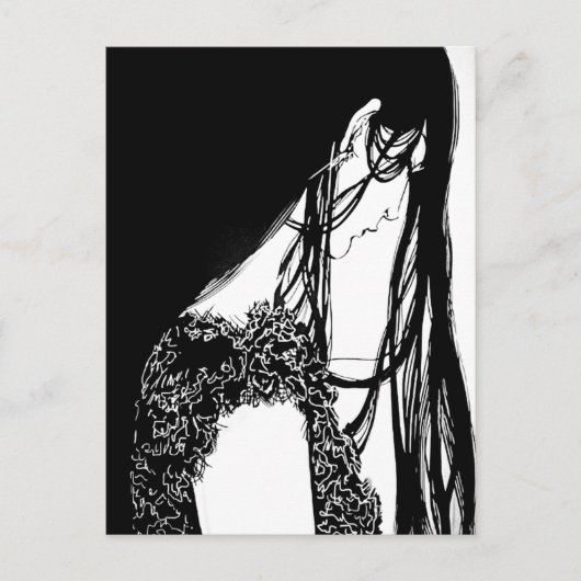 Carte Postale Illustration féminine partie 1 (Devant)