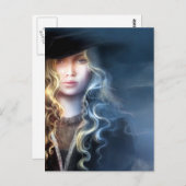 Carte postale illustration "Fugitive" Sonia Verdú (Devant / Derrière)