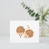 Carte Postale Illustration Hérisson (Debout devant)