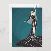 Carte Postale Illustration modèle des années 1920 (Devant / Derrière)