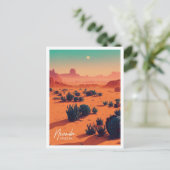 Carte Postale Illustration Nevada Arizona Travel Place (Debout devant)