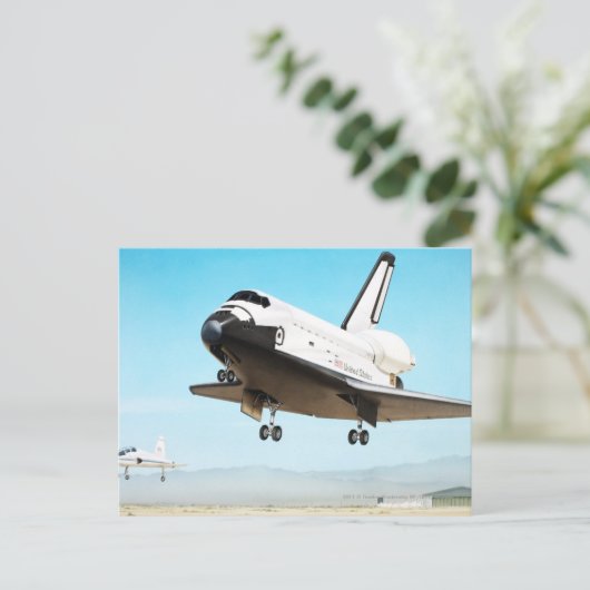 Carte Postale Illustration numérique de Space Shuttle (Debout devant)