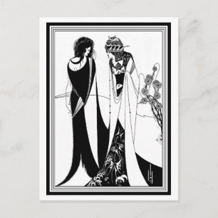 Carte postale : Illustration par Aubrey Beardsley