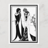 Carte postale : Illustration par Aubrey Beardsley (Devant)