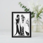 Carte postale : Illustration par Aubrey Beardsley (Debout devant)