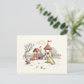Carte Postale Illustration - playground (Debout devant)