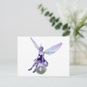 Carte Postale Illustration Purple Faery - POSTCARD (Debout devant)