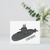 Carte Postale Illustration sous-marine (Debout devant)