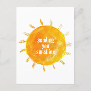 Carte postale Illustration Sunshine