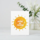 Carte postale Illustration Sunshine (Debout devant)