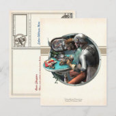 Carte postale Illustration télémédecine (Devant / Derrière)