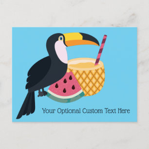 Carte Postale Illustration Toucan