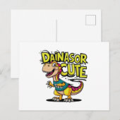 Carte Postale Illustration vectorielle vivante et capricieuse d' (Devant / Derrière)