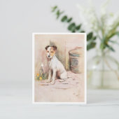 Carte postale Illustration vintage (Debout devant)