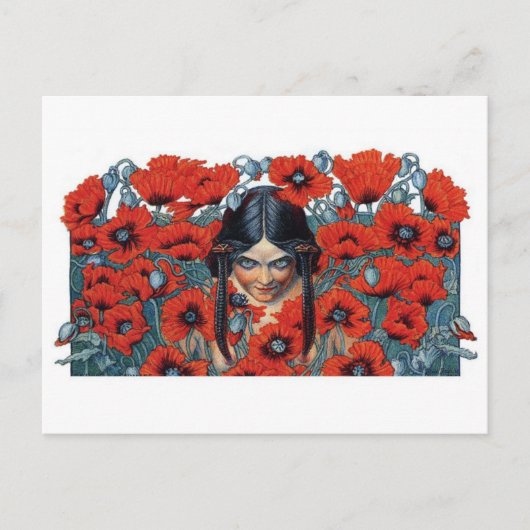 Carte postale Illustration vintage (Devant)