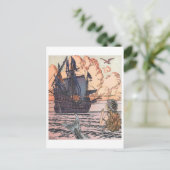 Carte postale Illustration vintage (Debout devant)