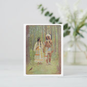 Carte postale Illustration vintage (Debout devant)