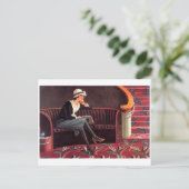 Carte postale Illustration vintage (Debout devant)