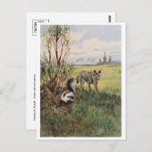 Carte postale Illustration vintage (Devant / Derrière)