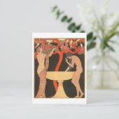 Carte postale Illustration vintage (Debout devant)