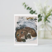 Carte postale Illustration vintage (Debout devant)