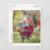 Carte postale Illustration vintage (Devant / Derrière)