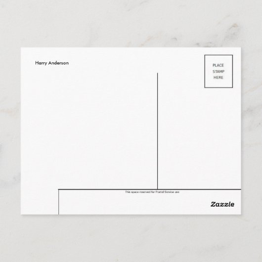 Carte postale Illustration vintage (Dos)