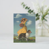 Carte postale Illustration vintage (Debout devant)