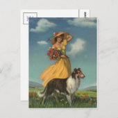 Carte postale Illustration vintage (Devant / Derrière)