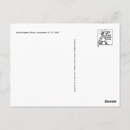 Carte postale Illustration vintage (Dos)