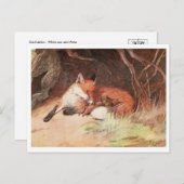 Carte postale Illustration vintage (Devant / Derrière)