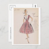 Carte postale Illustration vintage (Devant / Derrière)