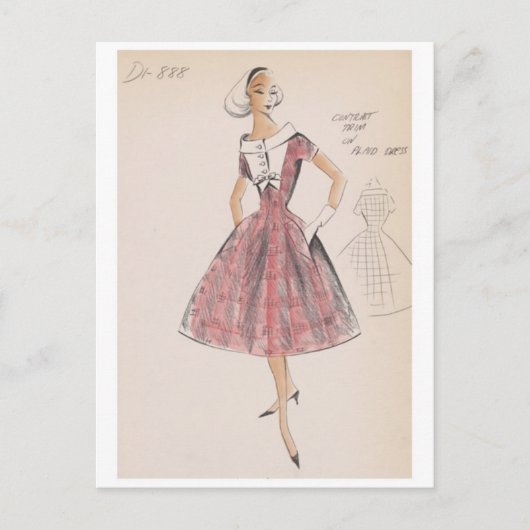 Carte postale Illustration vintage (Devant)