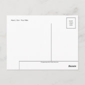 Carte postale Illustration vintage (Dos)