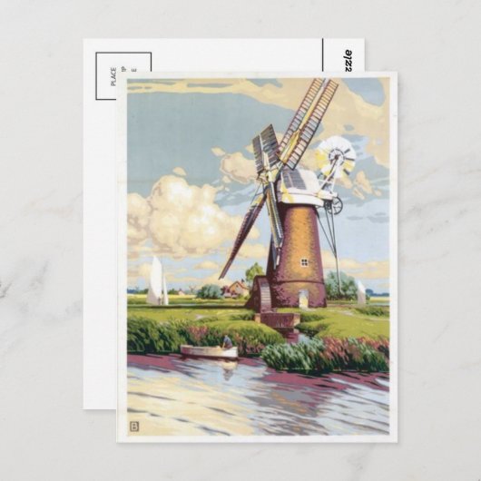 Carte postale Illustration vintage (Devant / Derrière)