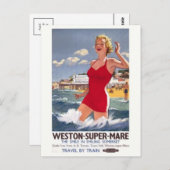 Carte postale Illustration vintage (Devant / Derrière)