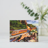 Carte postale Illustration vintage (Debout devant)