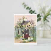Carte postale Illustration vintage (Debout devant)