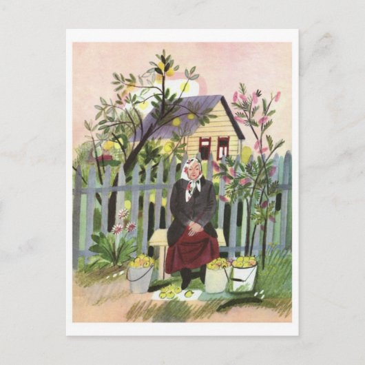 Carte postale Illustration vintage (Devant)