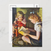 Carte postale Illustration vintage (Devant / Derrière)