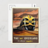 Carte postale Illustration vintage (Devant / Derrière)