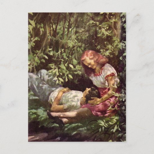 Carte postale Illustration vintage (Devant)