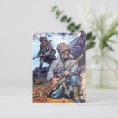 Carte postale Illustration vintage (Debout devant)